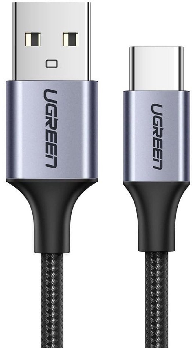 USB-C Kabel 3A Snel Opladen 1.5 Meter USB 2.0 naar Type C
