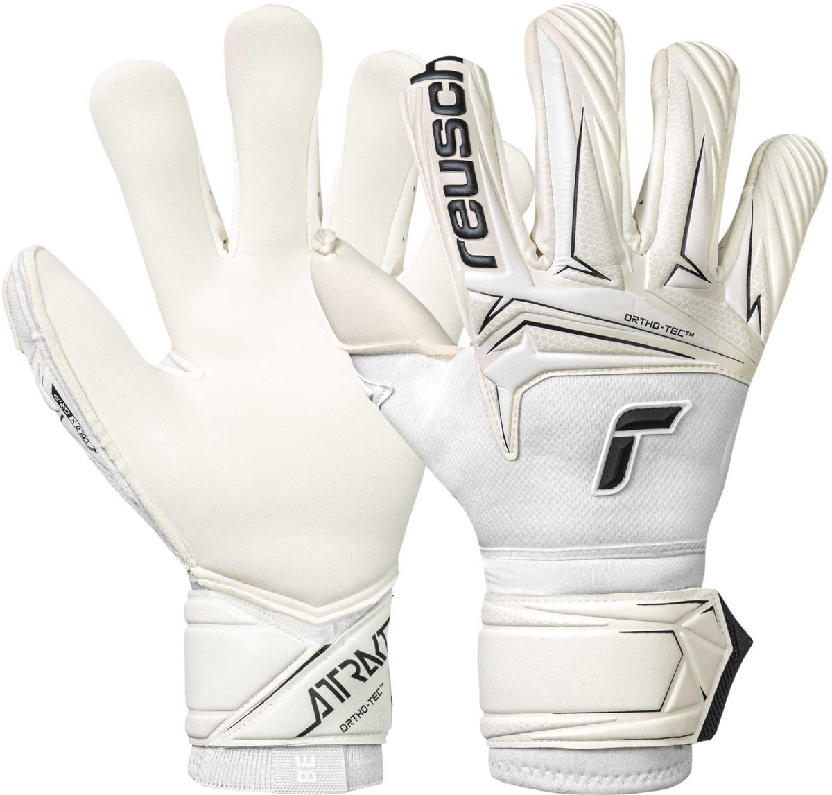 Reusch Attrakt Gold X Ortho-tec Keepershandschoenen Wit 8.5