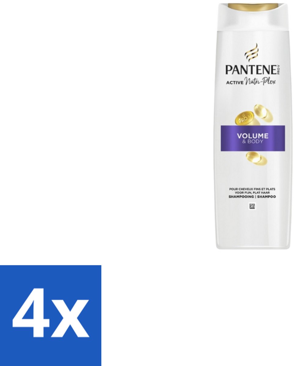 Pantene – Shampoo – Volume – 250 ml - Voordeelverpakking - 4 stuks