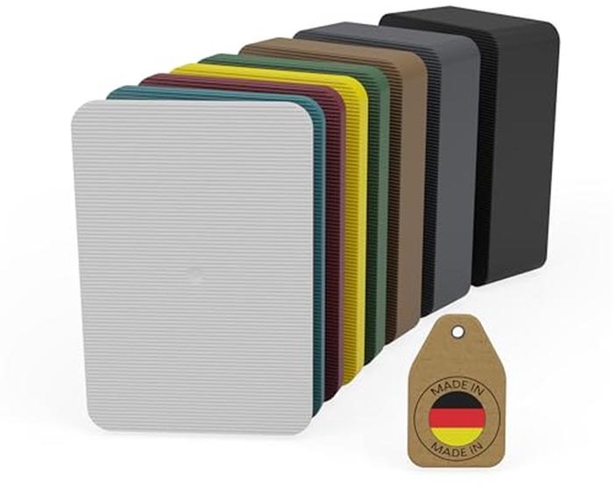 Afstandhouders kunststof set - 80 stuks - 60 x 40 x 1,5-20 mm - veelzijdige compensatieplaten