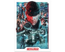 FaNaTtik Metal Gear Solid Art Print Montage Limited Edition 42 x 30 cm Poster & Wallscrolls