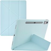 Housse de tablette iMoshion adaptée à Lenovo Tab P12 - Tablette Bookcase iMoshion Origami - Bleu clair