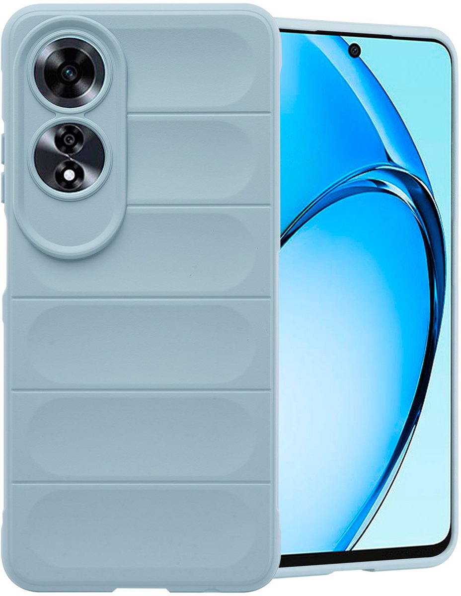 imoshion Hoesje - Geschikt voor Oppo A60 (4G) - EasyGrip Backcover - Lichtblauw
