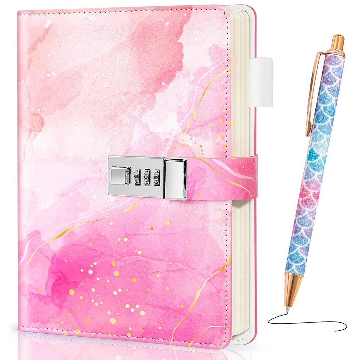 Secret Dagboek met Slot - Navulbaar Notitieboek voor Meisjes en Vrouwen - Perfect voor School en Persoonlijke Reflectie