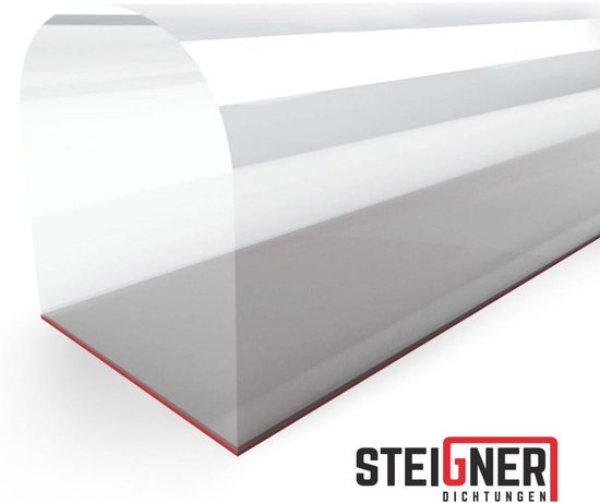 Acryl spatbeschermprofiel 10 mm - waterafstotend en halfrond 100 cm — afbeelding 4