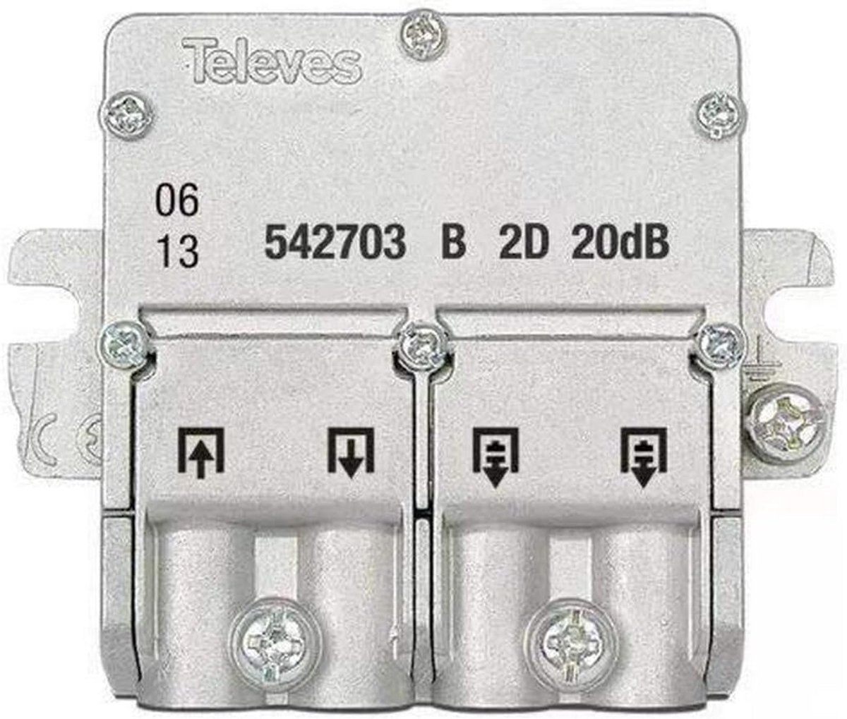 Sterke Compacte TV Antenne Versterker voor Digitale Signalen tot 2400 MHz