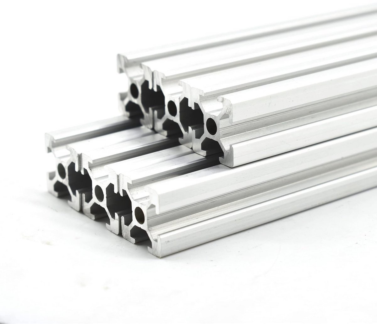 Aluminium Profiel 20 x 20 mm - 6 Stuks - 1000 mm