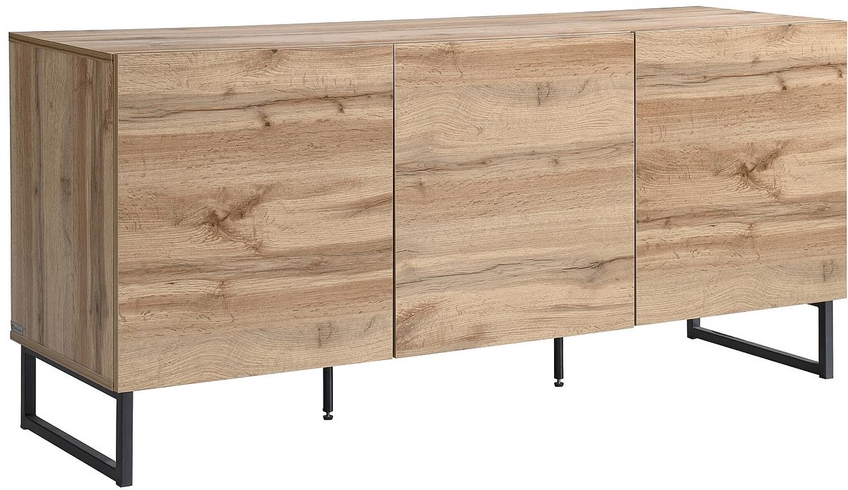 Vente-unique Buffetkast met 3 deuren - Naturel - CEVANIA
