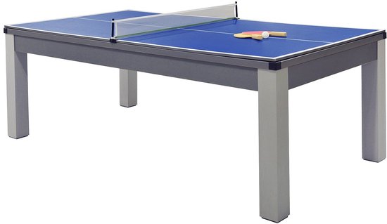 Vente-unique Modulaire tafel - Biljart en pingpong BALTHAZAR - 213 x 112 x 81,5 cm - Grijs L 213.4 cm x H 81.5 cm x D 111.8 cm van Merkloos — afbeelding 5