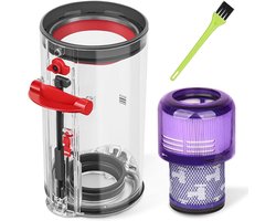 Vervangende stofbak + filter Geschikt voor Dyson V11 - 3 stuks