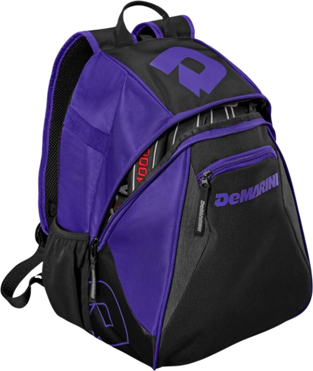 DeMarini WTD9106 Voodoo Jr. Kleur Purple Backpack voor Sport Honkbal/Softball