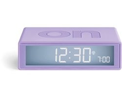 Lexon - Flip Classic - Omkeerbare Wekker - Lila - Lichtpaars