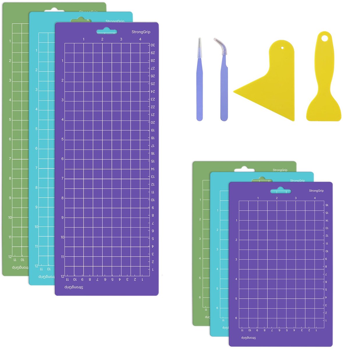 IMPERATORIS® Zelfherstellende Snijmat A2/A3/A4 - Essentieel voor Precies Snijwerk - Ideaal voor Scholen, Thuis en Op Kantoor - 6 Stuk
