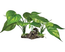 Repto Plant On Deco Light Green kunstplant 30x27x15 cm terrariumdecoratie
