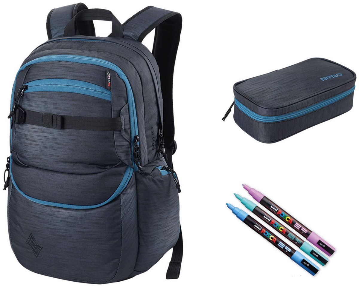 NITRO Future Hero Schooltas set 3-delig