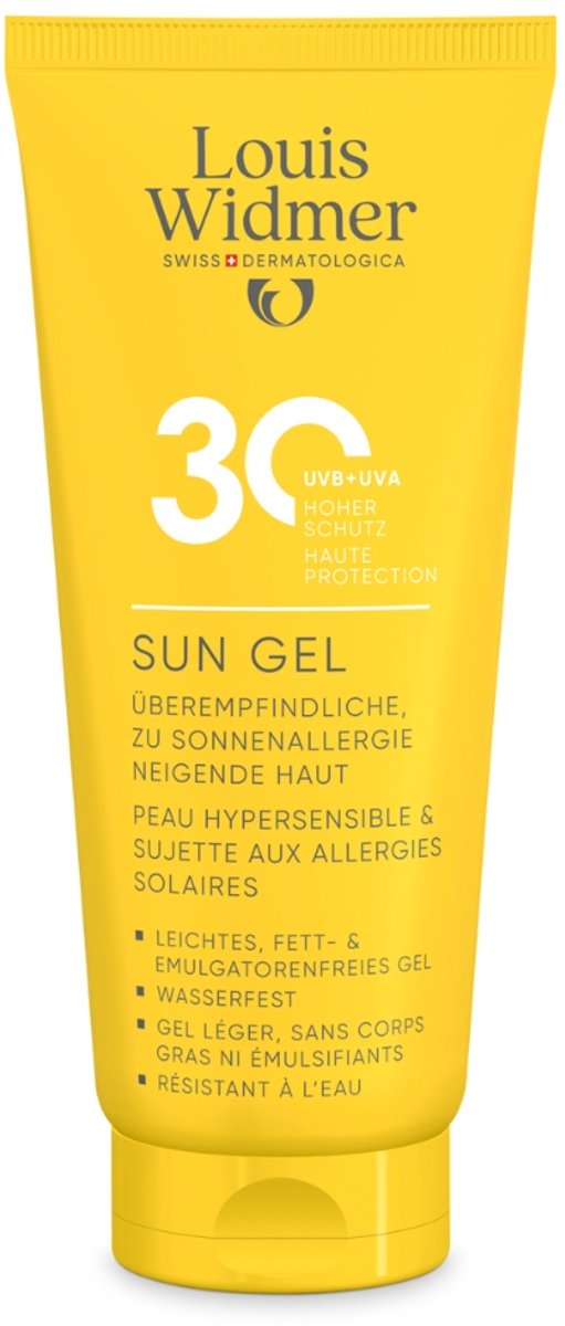 Louis Widmer Sun Gel SPF30 Licht Geparfumeerd