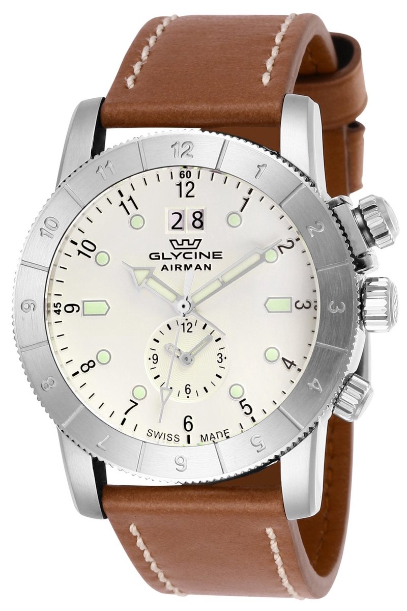 Glycine GL0149 - AIRMAN 42 Dual Time Quartz