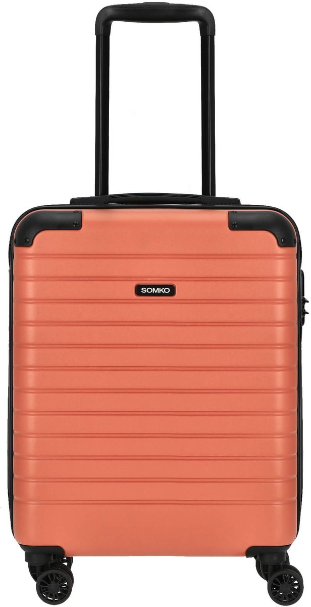 Somko Line - 4-wiel cabine trolley S 55 cm (coral)
