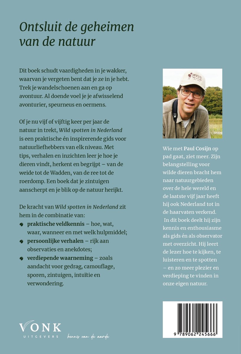 Wild spotten in Nederland - back cover