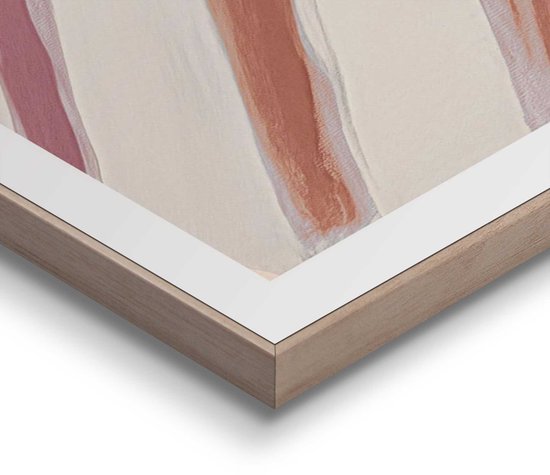 Peinture Figure Rayée 70x50 cm