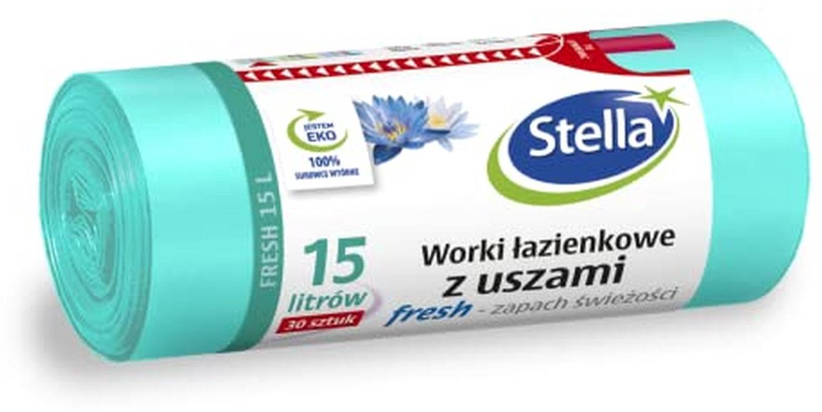 Badkamer afvalzakken 15L met frisse geur - ideaal voor compact gebruik