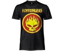 CRAZY FOR ROCK The Offspring katoenen T-shirt voor heren, zacht en ademend zwart T-shirt, voor heren met originele en duurzame print, uniseks voor volwassenen en jongens