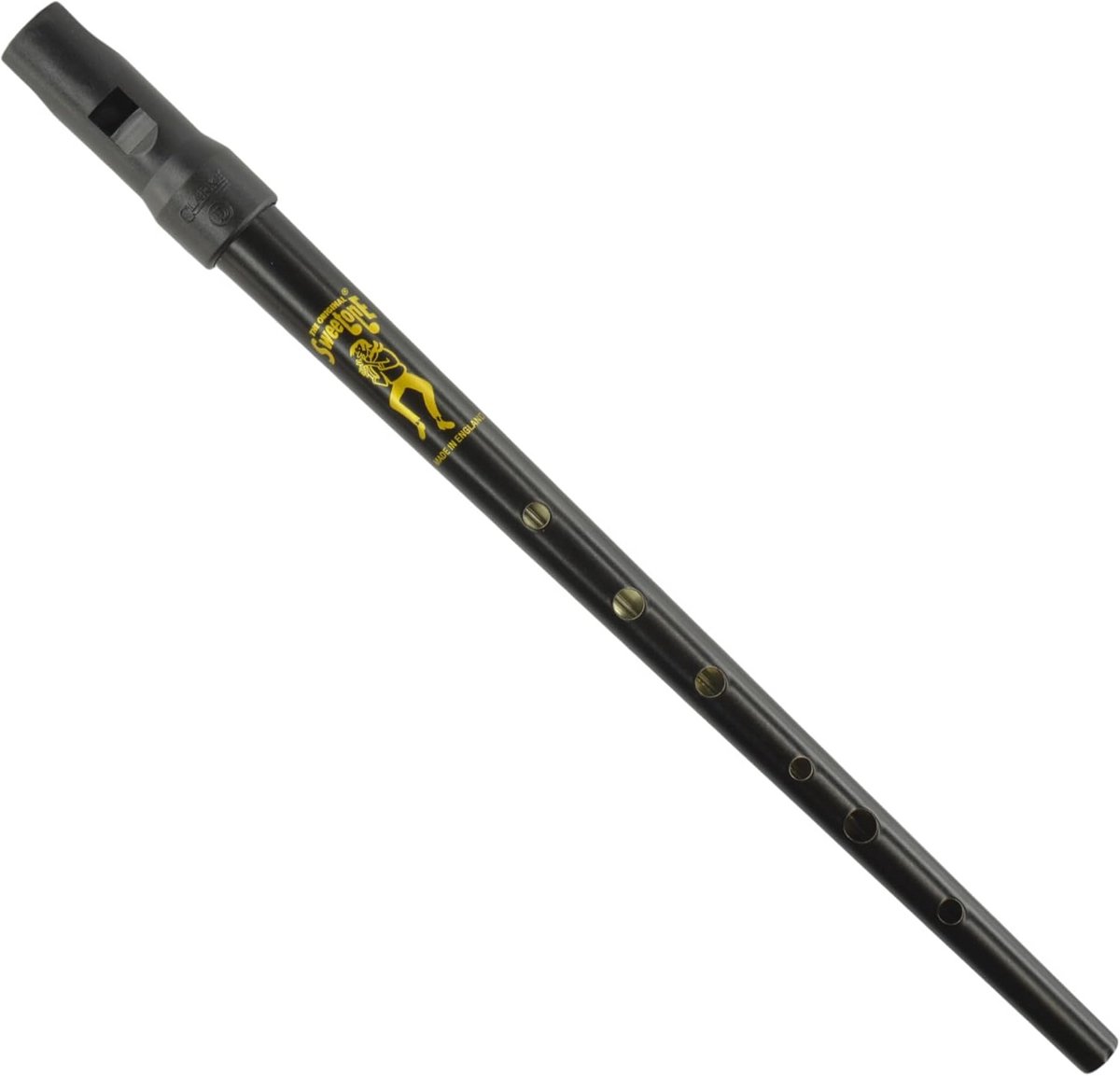 Pennywhistle Stem D Zwart – Muziekinstrument voor Beginners