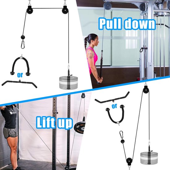 SYL Fitness Dip Bar Attachments for 2 x 2 or 3 x 3 Power Rack - Narrow & Wide Dips Dual Handles (Patent Pending ) (for 2 x 2 Rack