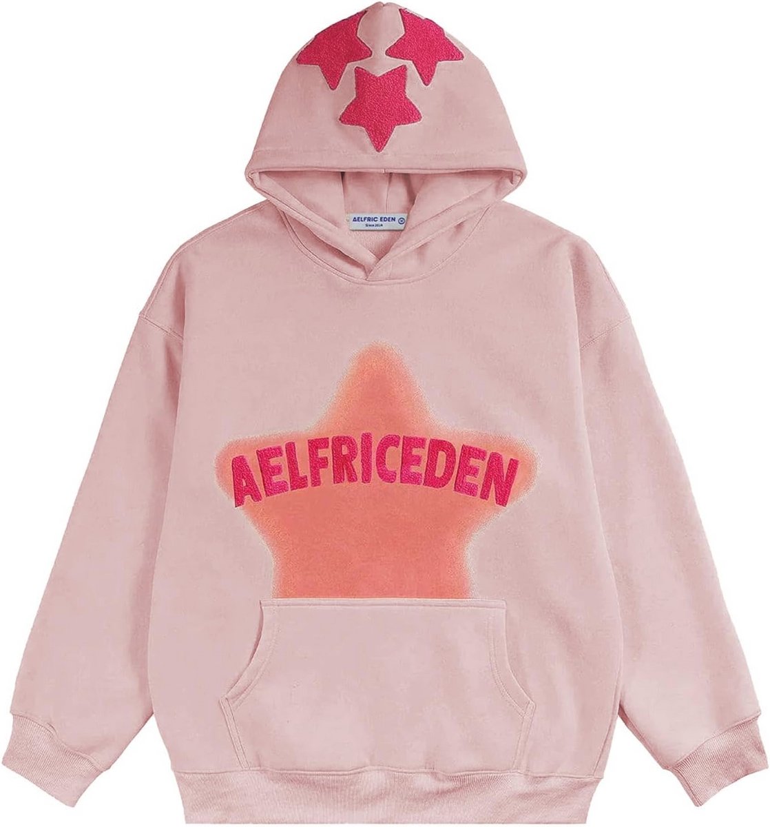 Oversized Vintage Hoodie met Capuchon voor Heren en Dames