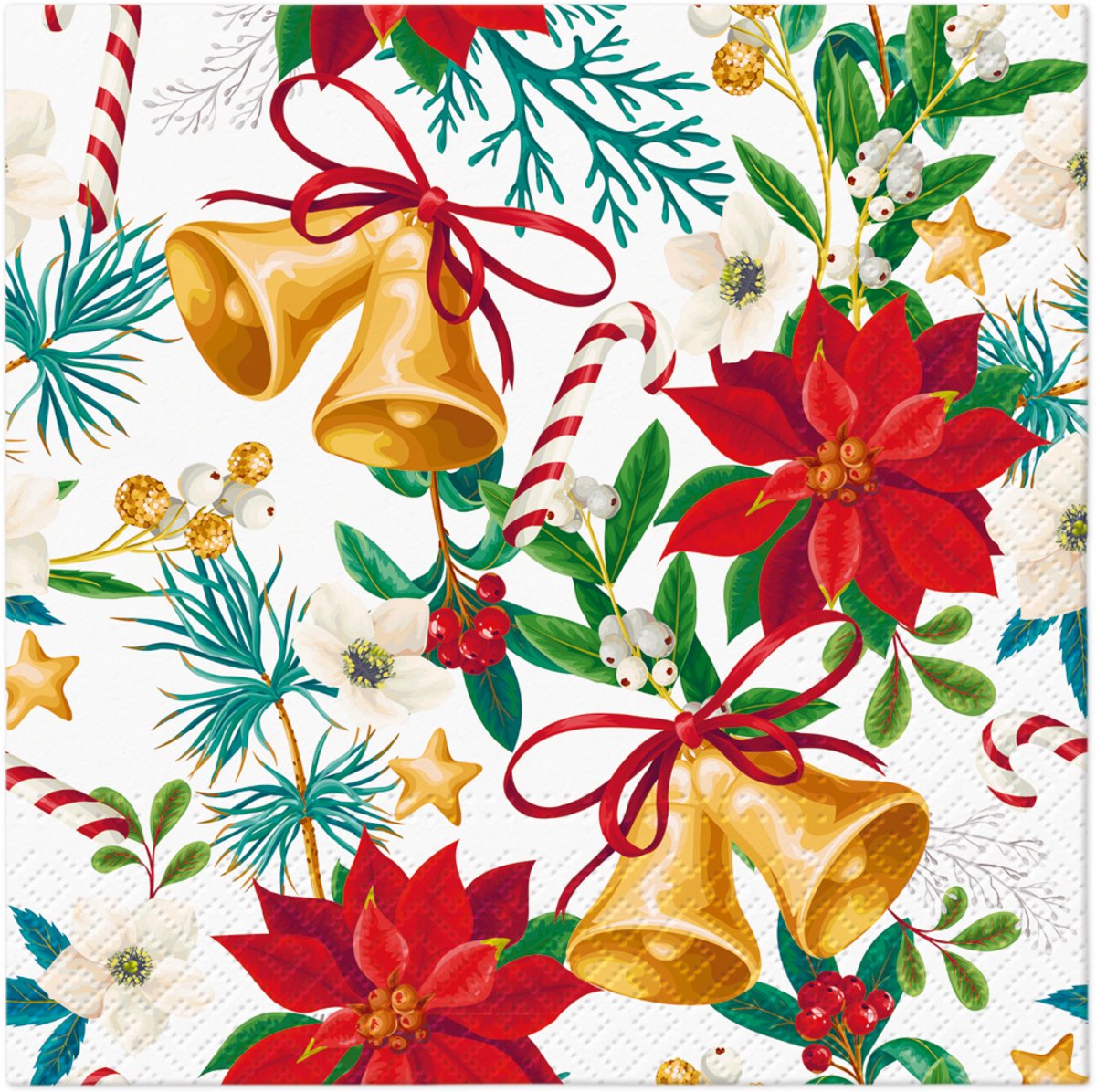PAW - Cocktail servetten - Botanical Noel