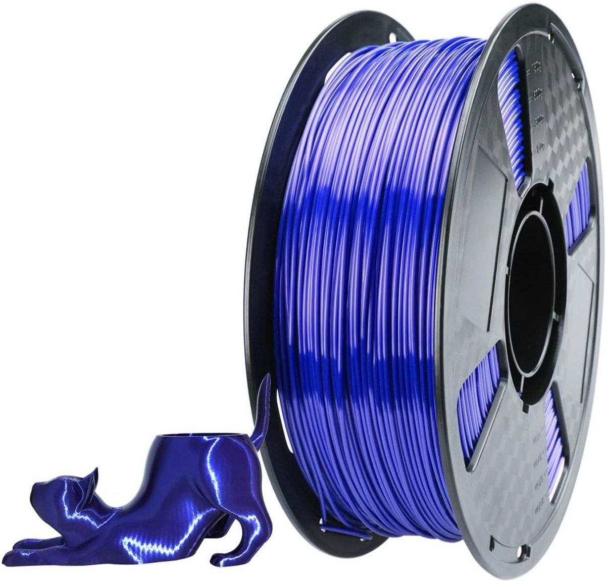 Zijdeachtig Flexibel TPU Filament 1.75mm Koningsblauw - 1KG voor 3D Printer - Hardheid 57D