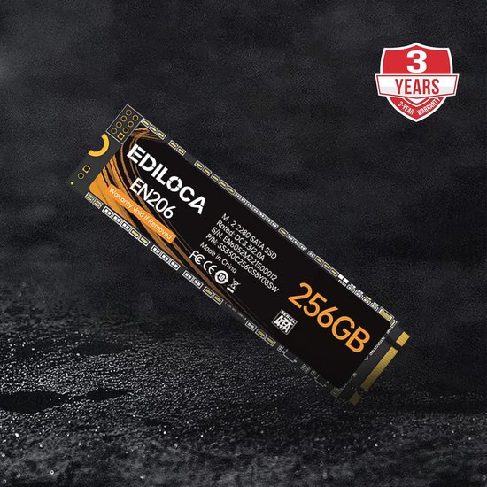 Interne SSD - Opslag Schijf - Computer Versnellen - 3D NAND Technologie - 256 GB - Zwart — afbeelding 5