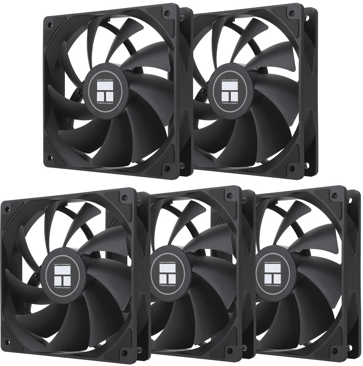 120 mm CPU Air Fan - Stille 1550 RPM PWM Computerventilator voor PC