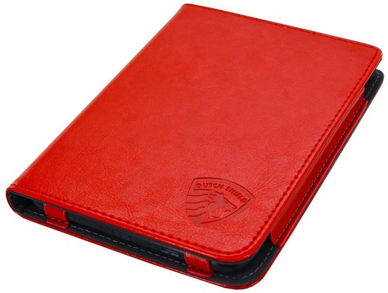 Hoesje Geschikt voor Kobo Clara 2E Luxe Sleepcover - Book Case Hoes Cover - Rood - ereader hoesje - cover van Merkloos — afbeelding 5