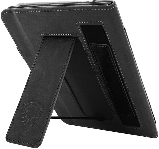 Hoesje Geschikt voor Kobo Libra Colour Sleepcover Luxe Hoes Zwart - ereader hoesje - cover van Hoesje  — afbeelding 3