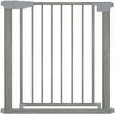 ADSafety Traphekje Zonder Boren - 76 t/m 103 cm - Incl. 2 Verlengstukken - Klembevestiging - Veiligheidshekje - Kinderhekje - Hondenhek - Grey Wood