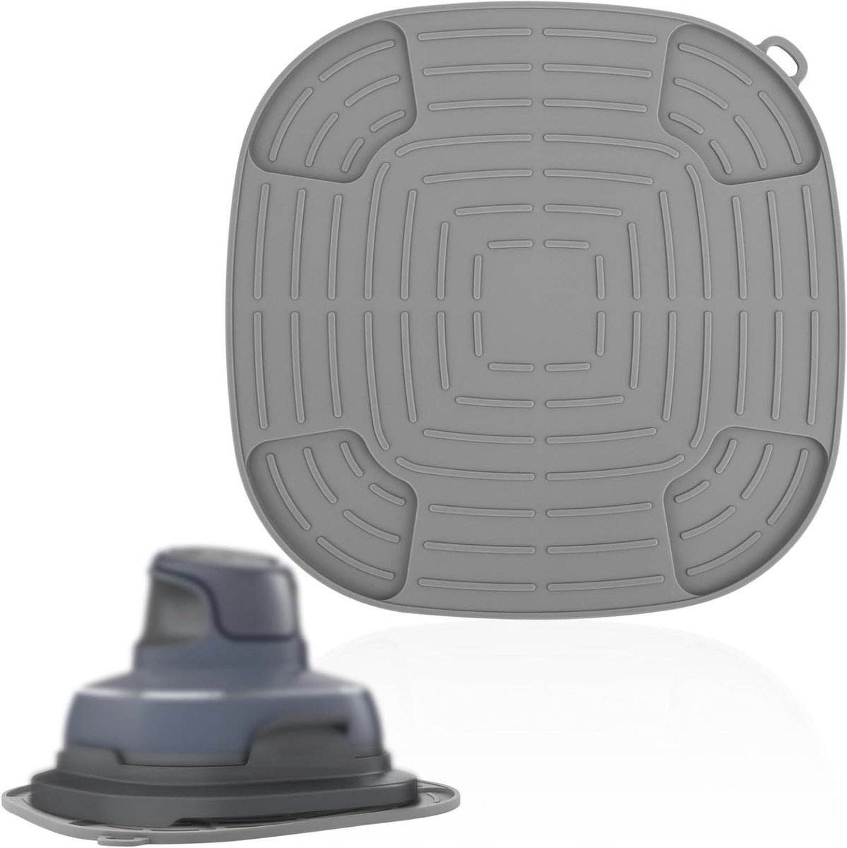 Hittebestendige Siliconen Mat voor Airfryer - Herbruikbare Antislip Onderzetter - Hittebestendig - Compatibel met verschillende modellen.