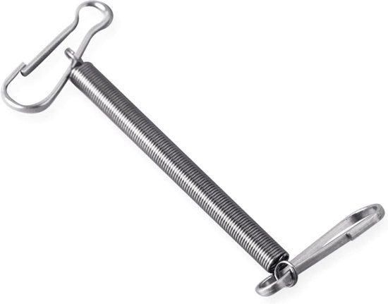 Ijzeren poortframe verstelbaar 1 meter breed (voor horizontale planken