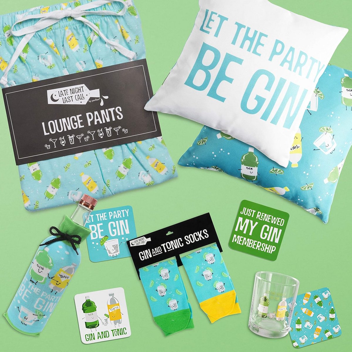 Set van 4 Onderzetters voor Glaswerk met Houder - Ideaal voor Gin & Tonic