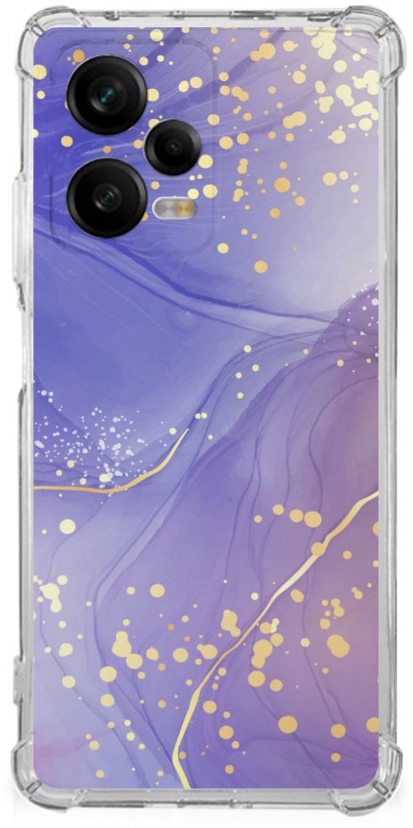 Back Cover voor Xiaomi Redmi Note 12 Pro Watercolor Paars