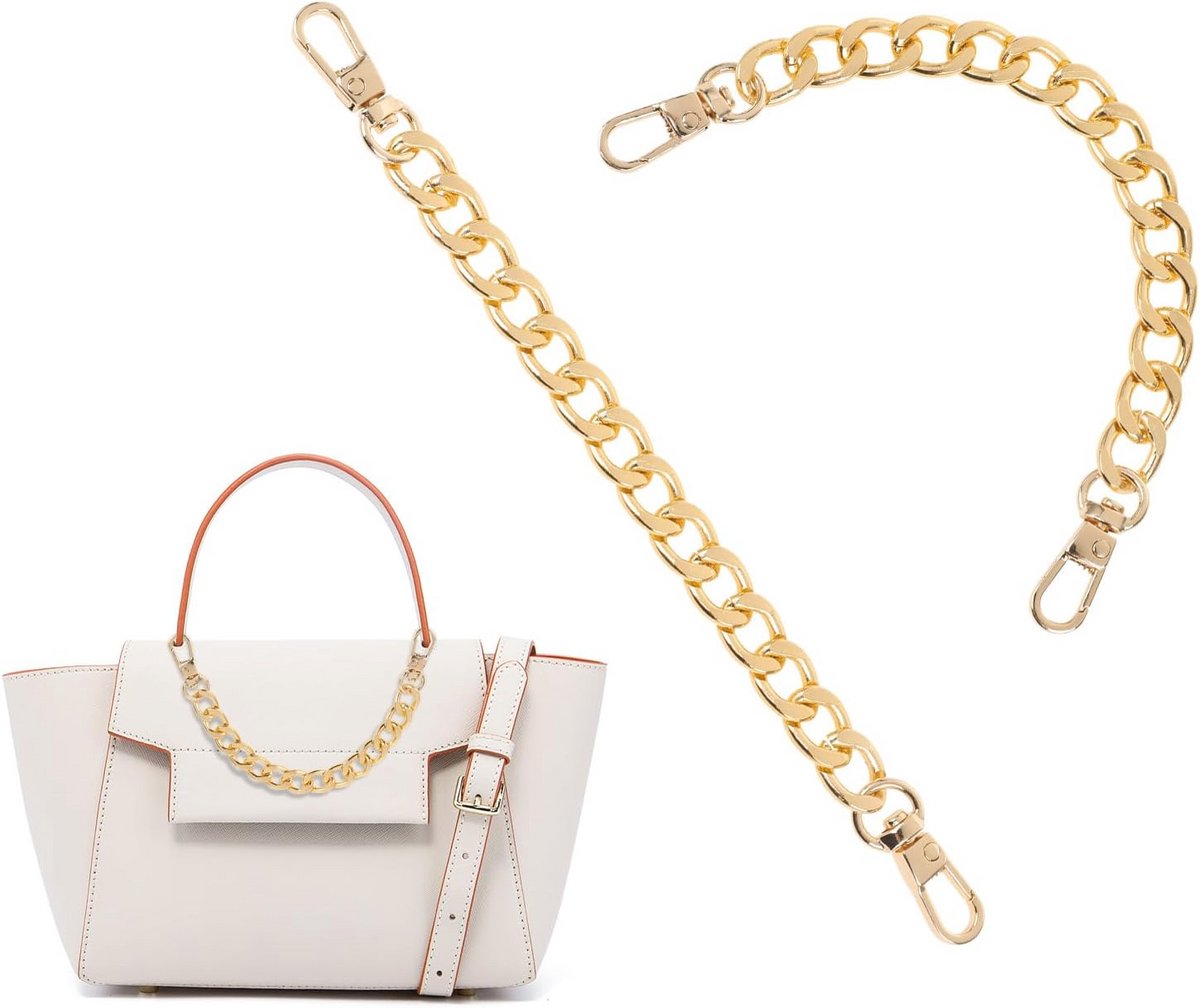 Gouden Portemonnee Verlengketting - 17,9 cm Verstelbare Tas Ketting Riem voor Crossbody en Schoudertassen