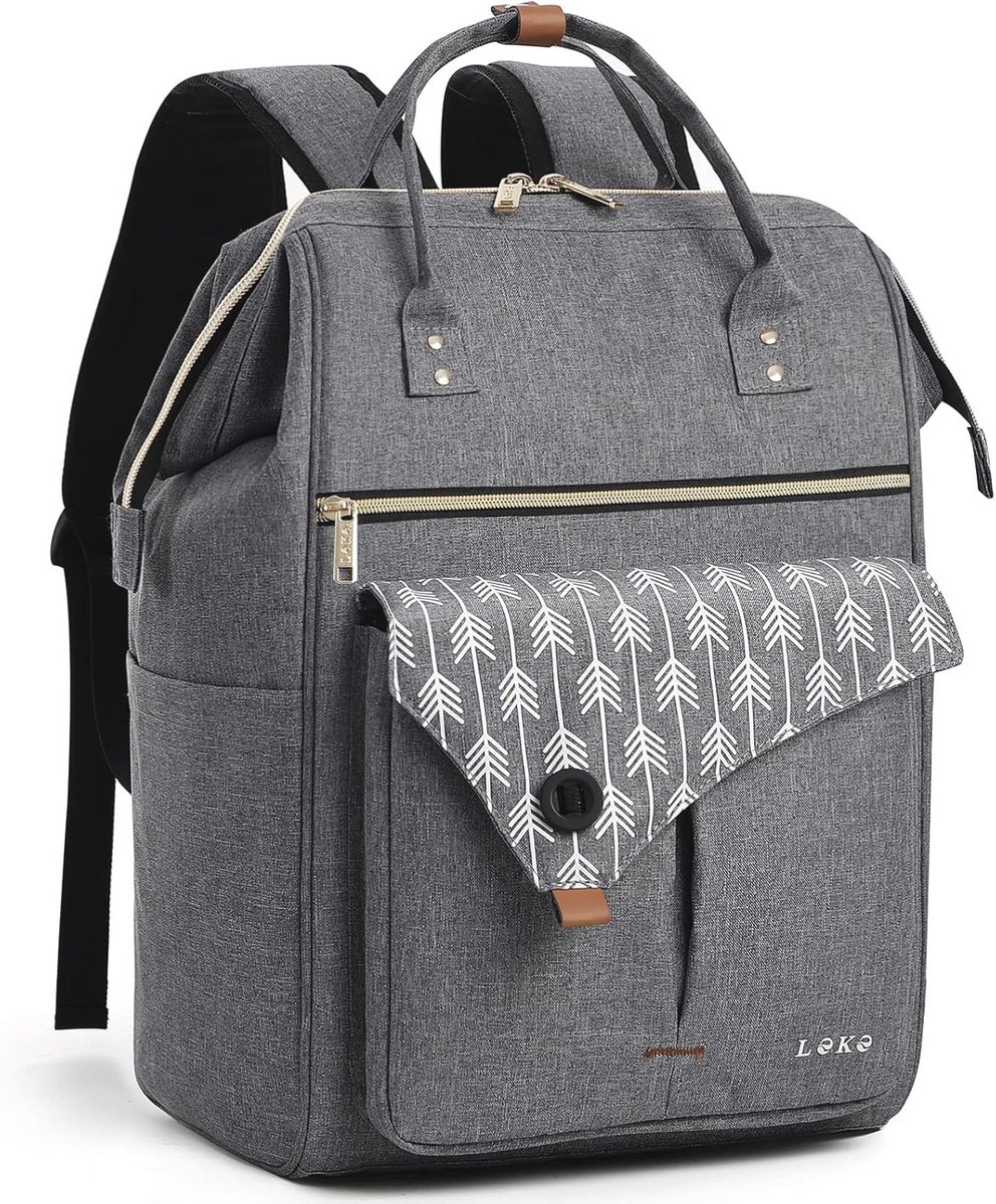Dames Rugzak met Laptopvak en Anti-diefstal Functie – 15,6 Inch Schooltas