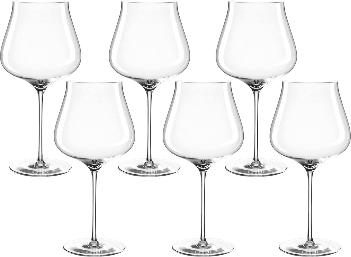 Bourgondisch Glas Set van 6 - 770ml - Stijlvol en Schokbestendig