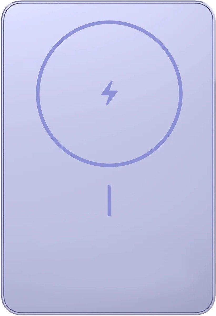 Xiaomi Super Slim Magnetic Powerbank 5000mAh – 22.5W – Draadloos Opladen – Paars