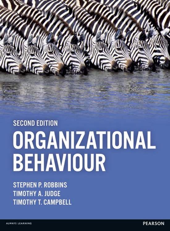 Organizational Behaviour - cover