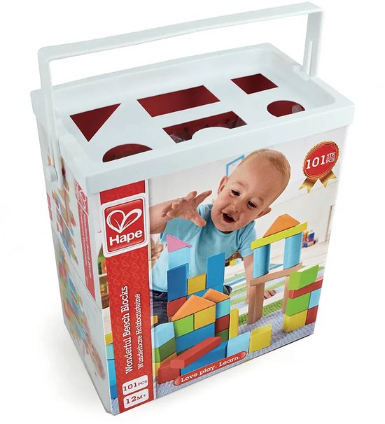 Hape Wonderful Beech Blocks - 101 Pcs van Hape — afbeelding 5