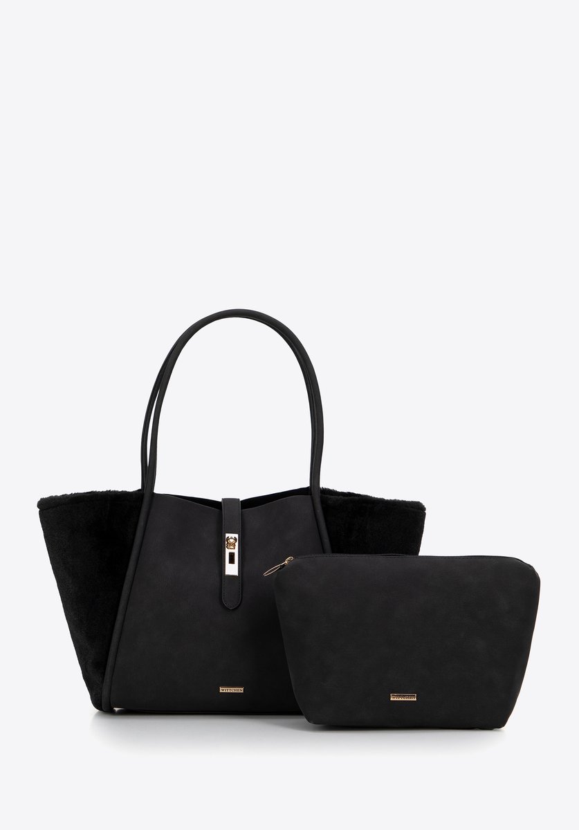 Wittchen Shopper - Dames Handtas - Eco-leer - Afneembare Binnenzak - Zwart