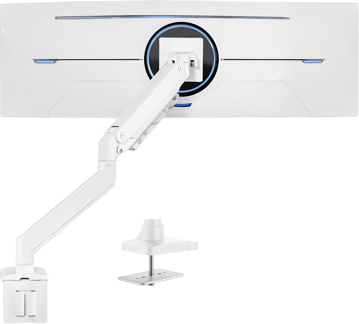 Aluminium Heavy Duty Monitorarm voor Ultrawide Monitoren tot 49 inch