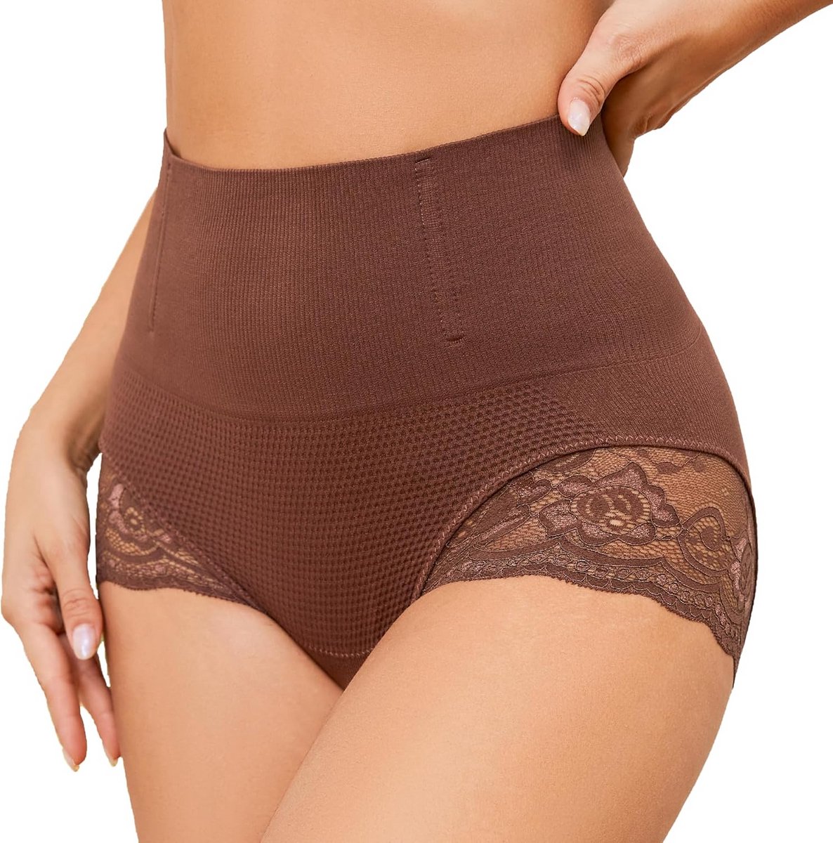 Dames Shapewear Legging met Kant en Buiksteun