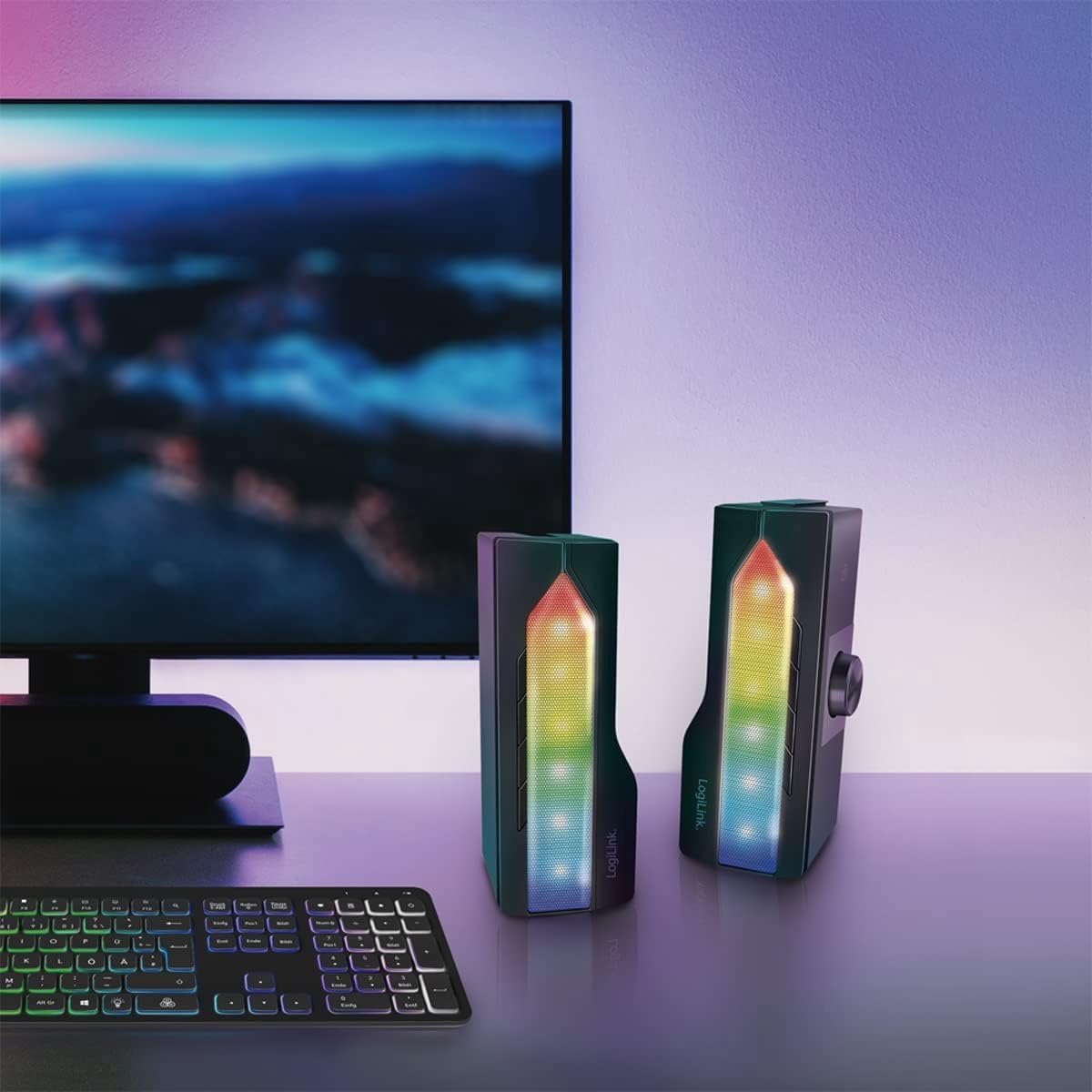 Draagbare Soundbar Gaming Speakersysteem met - afbeelding 3